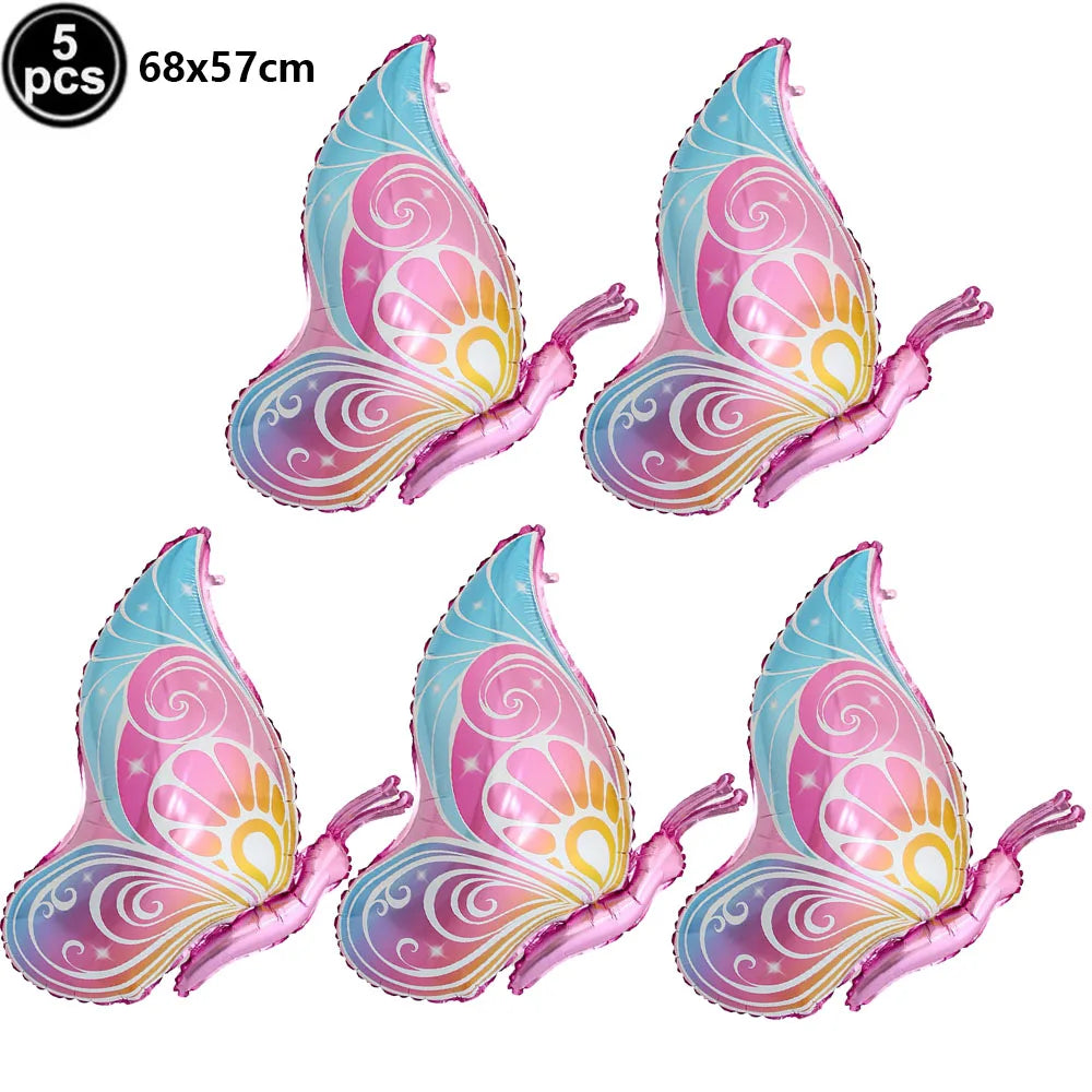 Colorful Butterfly balloons 5pcs