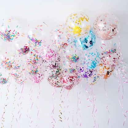 Gold Confetti Balloons 5/10/15pcs