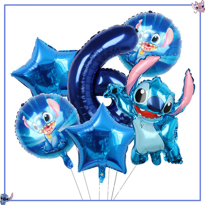 Disney Stitch Birthday Party Decoration Supplies New Lilo Stitch Balloon Baby Shower Aloha Paper Cups Plates Napkins Tablecloth