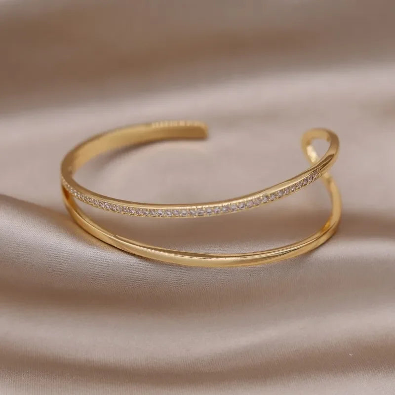 French design zircon bracelet