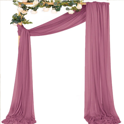 Chiffon Fabric Drapes for Wedding Arch  6/10M