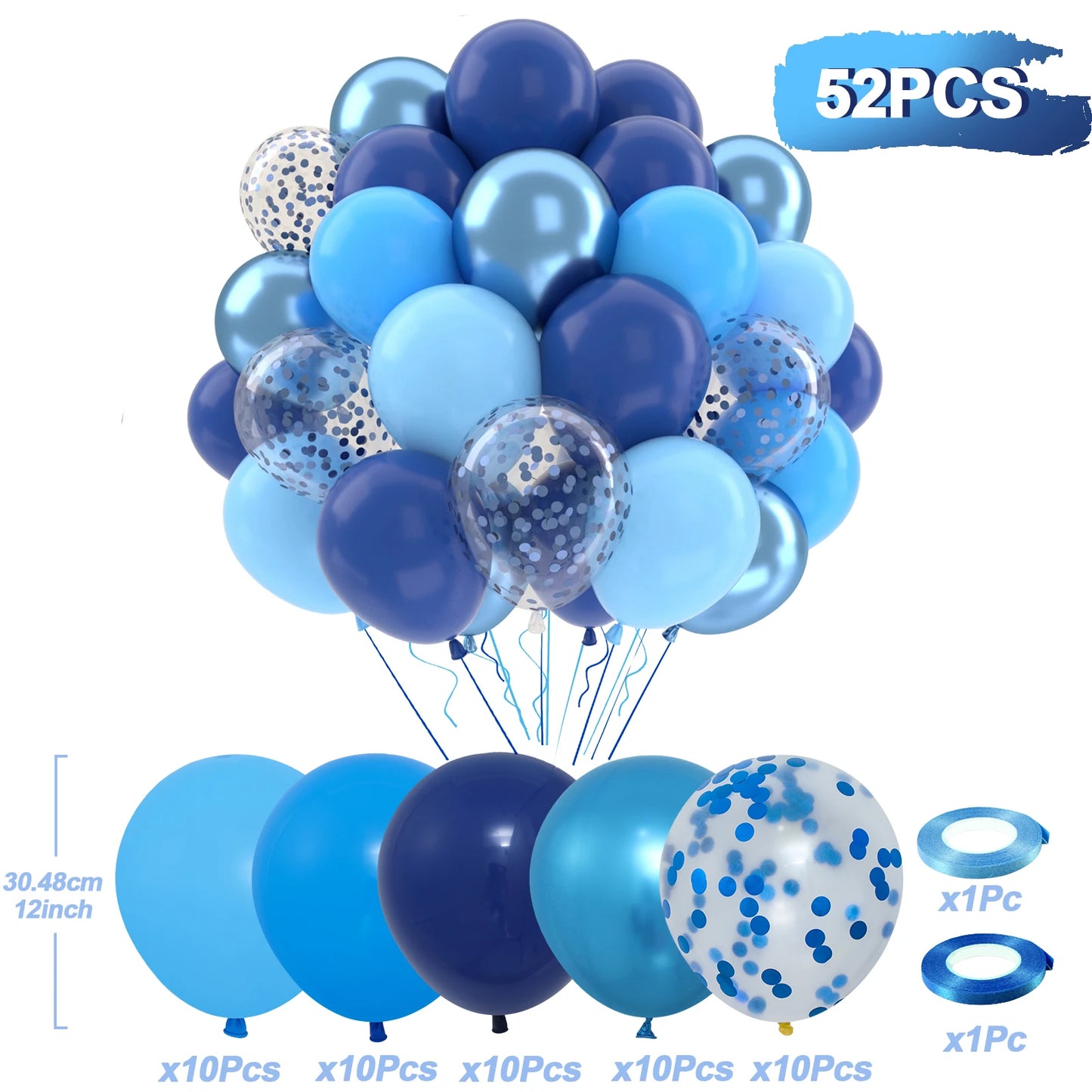 Balloons Pearl Latex 31/36/37/51/101Pcs