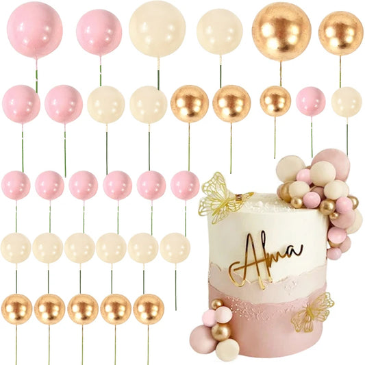 Balls for cake toppers decoration 32Pcs/set