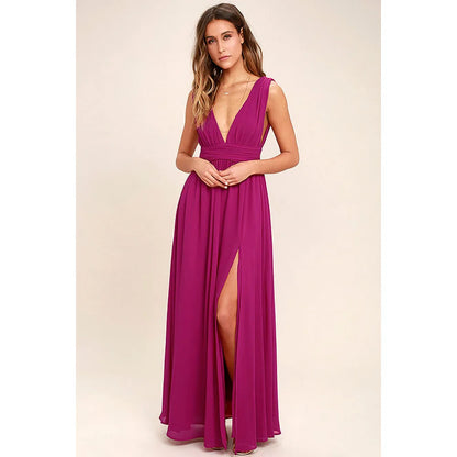 Siline Backless Maxi Summer Dress