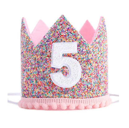 Crown hat  kids 1 2 3 Year 1st