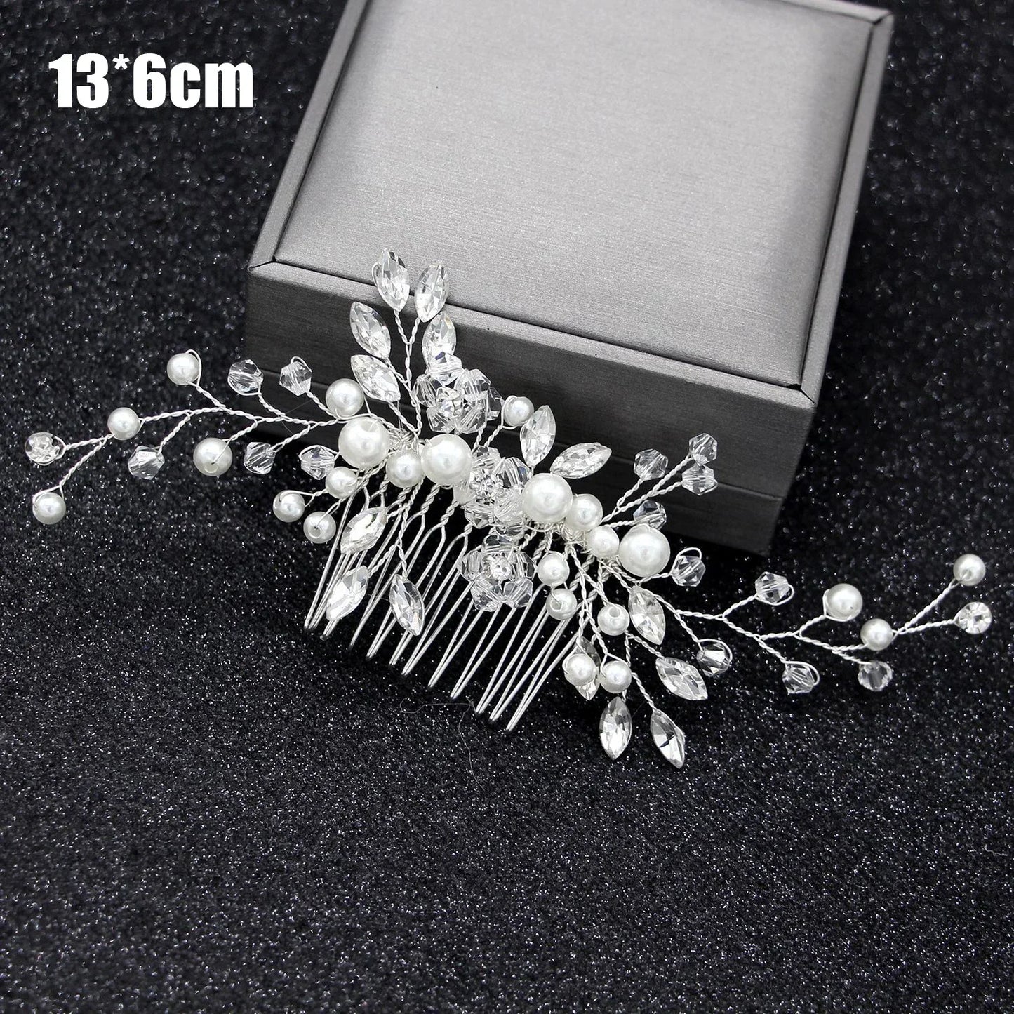 Elegant Pearl Crystal Hairpin 20pcs