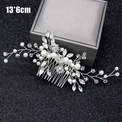Elegant Pearl Crystal Hairpin 20pcs