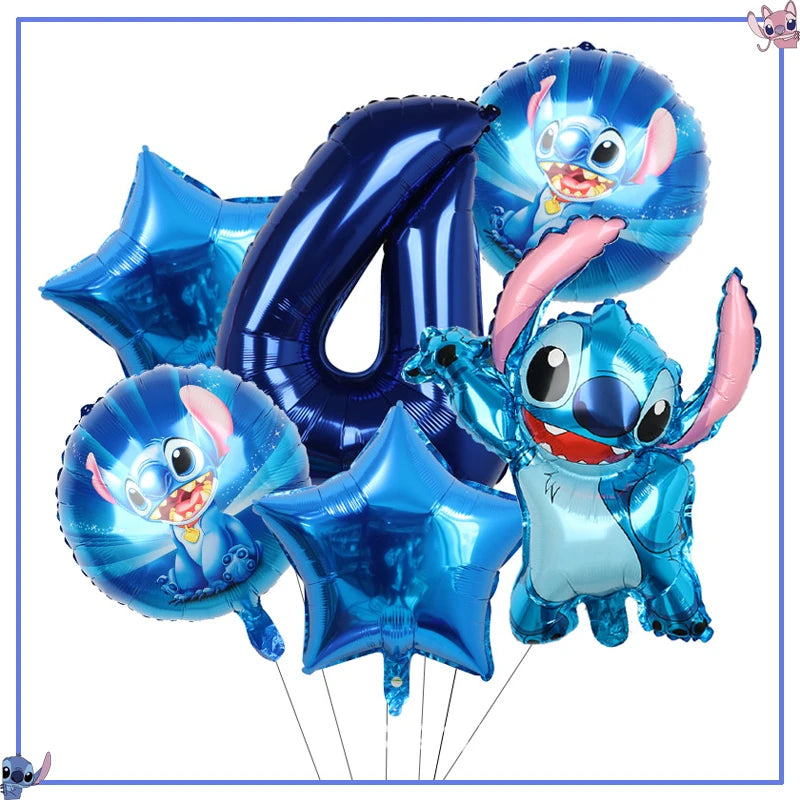 Disney Stitch Birthday Party Decoration Supplies New Lilo Stitch Balloon Baby Shower Aloha Paper Cups Plates Napkins Tablecloth
