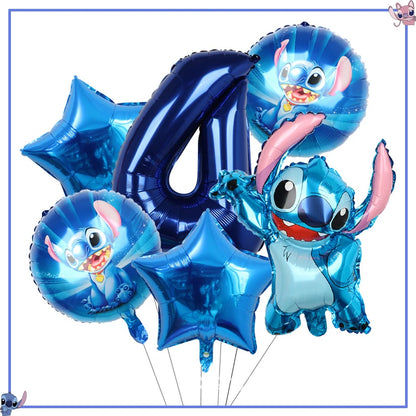 Disney Stitch Birthday Party Decoration Supplies New Lilo Stitch Balloon Baby Shower Aloha Paper Cups Plates Napkins Tablecloth