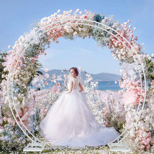 2.1M/2.2M/2.4M Round metal arch for decoration