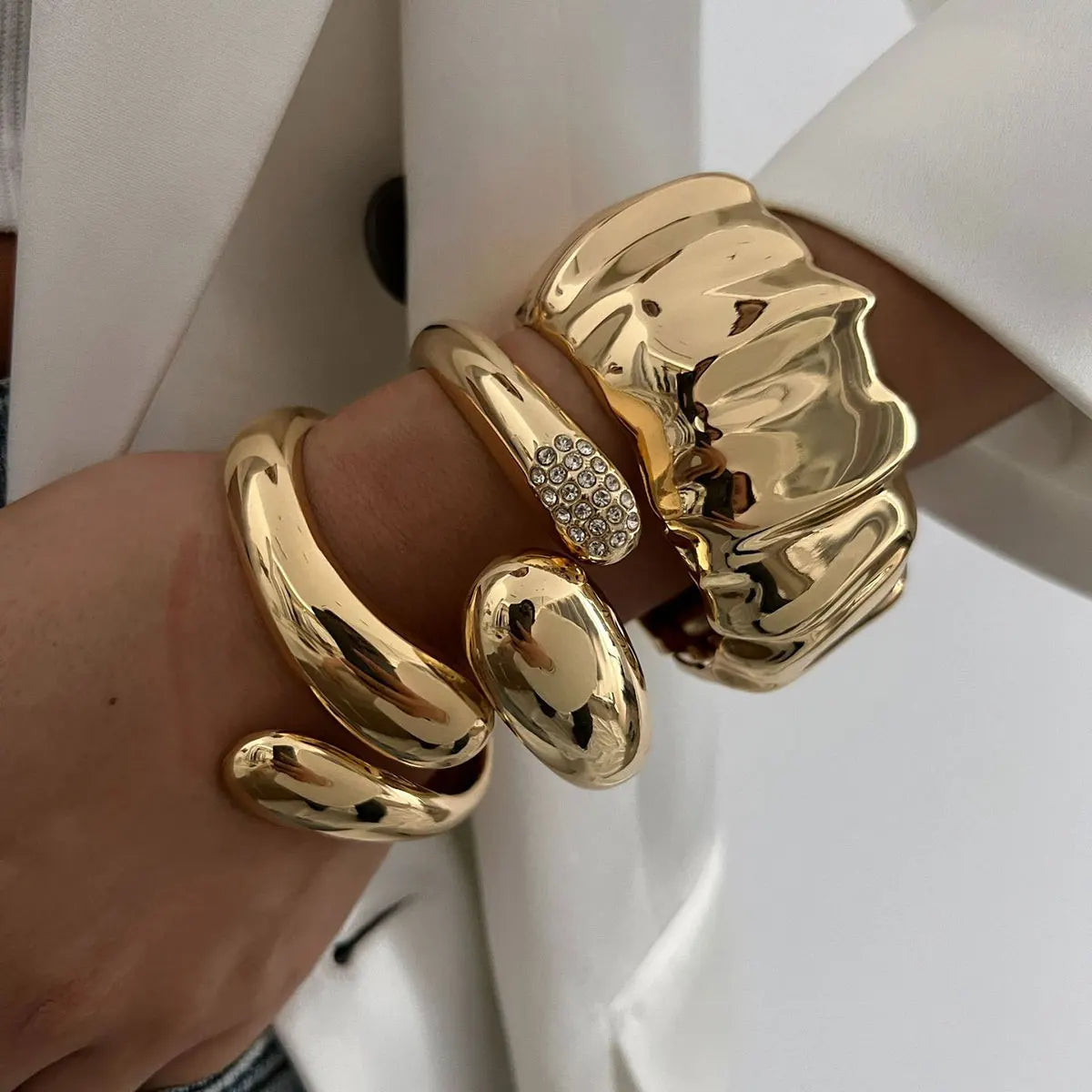 Razina silvar & gold bracelets