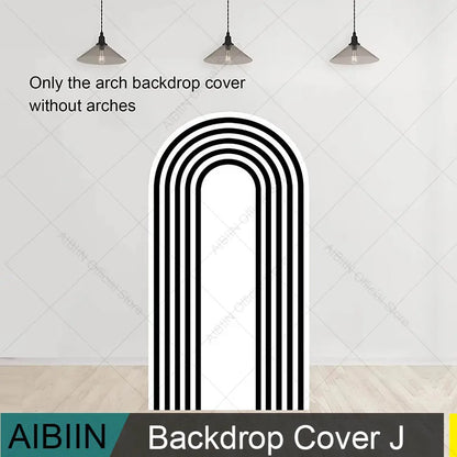 Arch backdrop cover fabric