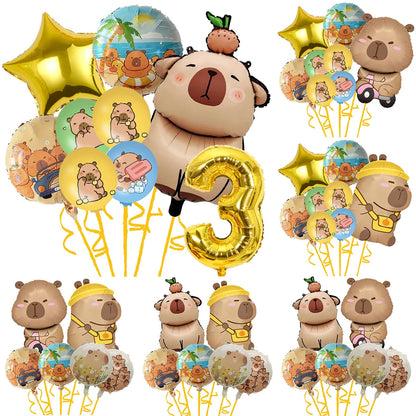 Capybara theme balloon