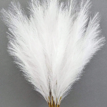 Red Artificial Pampas ,55cm/21.65in  5/10/20pcs