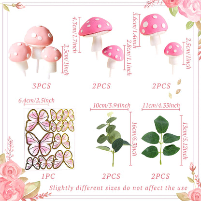 LaVenty Mushroom house cake decoration