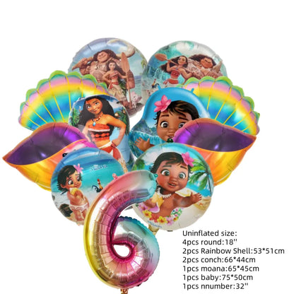 Moana Balloons Set