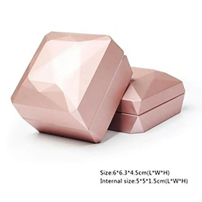 Luxury LED jewelry ring box 1 Pcs