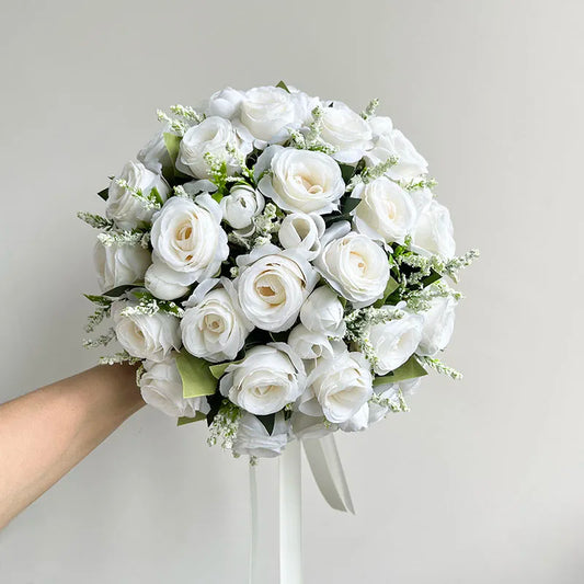 Bouquet silk roses