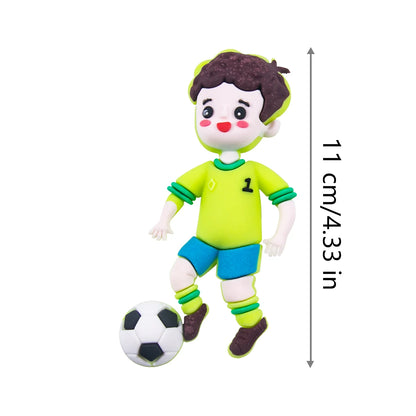 Soccer Player Figurine Cake Topper – Football Theme