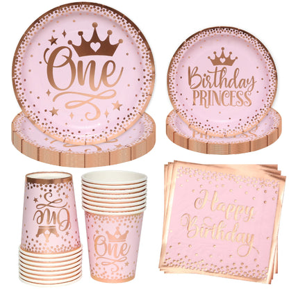 Pink One year party decoration