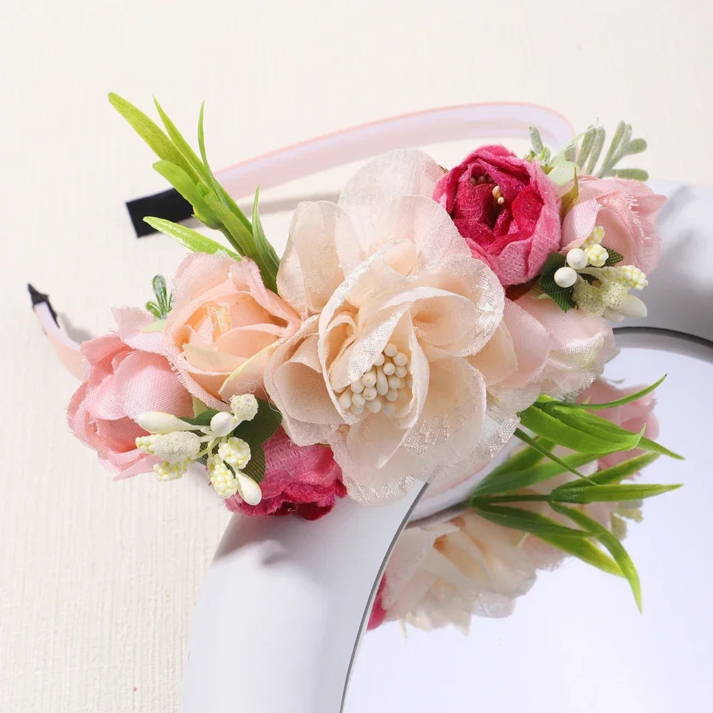 Handmade Flower Hair Hoop