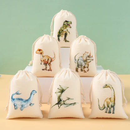 Animal character Gift Bags for Party 6pcs