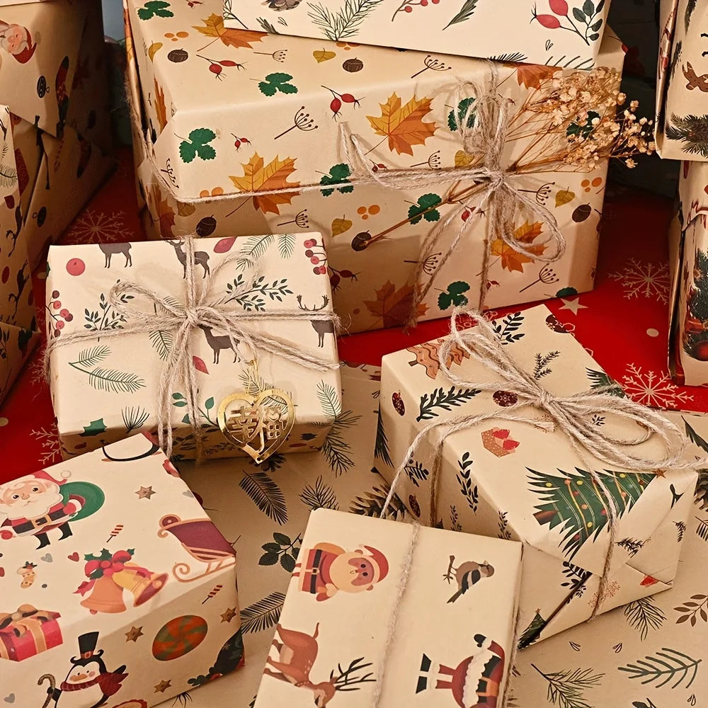 10 Rolls Christmas Gift Wrap