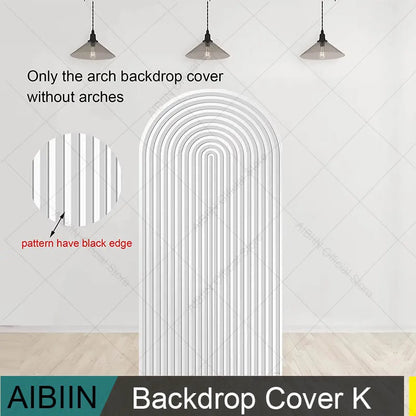 Arch backdrop cover fabric