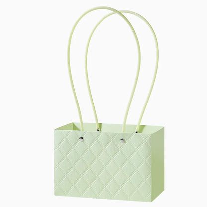Flower tote bag portable