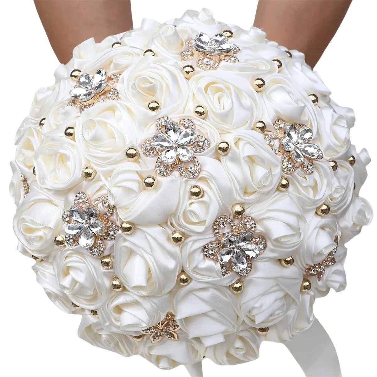 Rose white and ivory bouquet