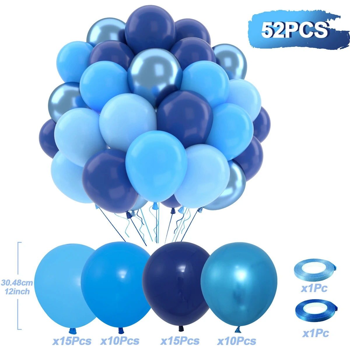 Balloons Pearl Latex 31/36/37/51/101Pcs