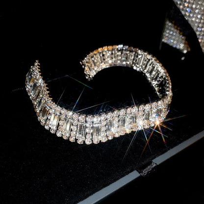 Luxury crystal chokers neck necklaces