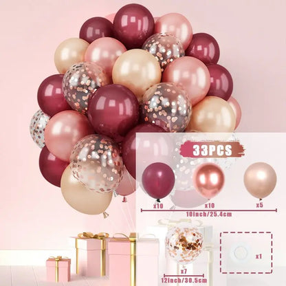 Balloons Pearl Latex 31/36/37/51/101Pcs