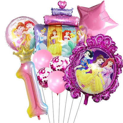 Princess Party Tableware Set – Plates, Cups & Napkins