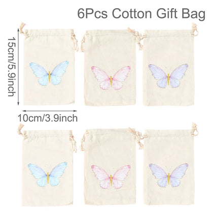 Animal character Gift Bags for Party 6pcs