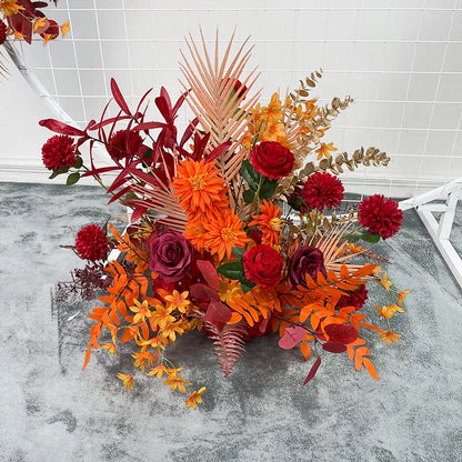 Artificial Crescent Flower Table & Arch Decoration
