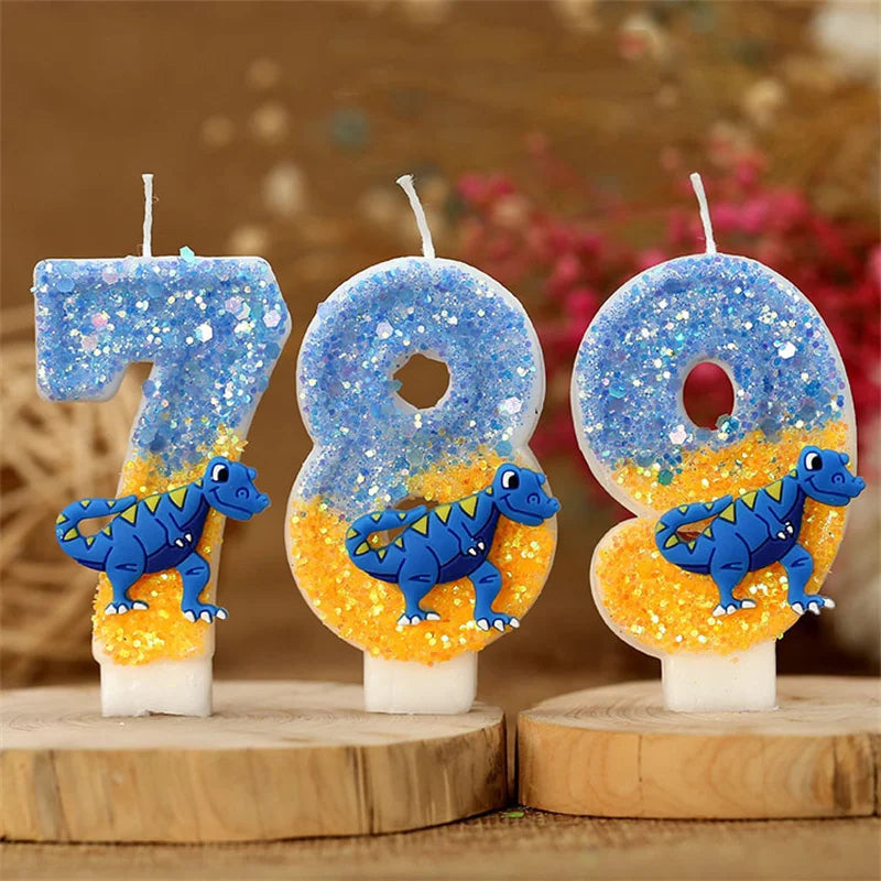Dinosaur candles