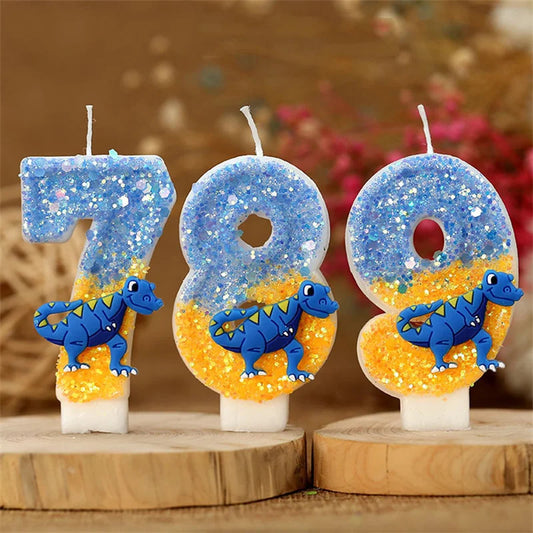 Dinosaur candles
