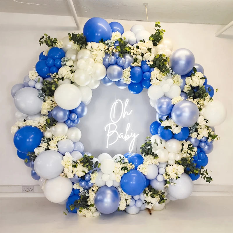 Light blue balloons arch kit