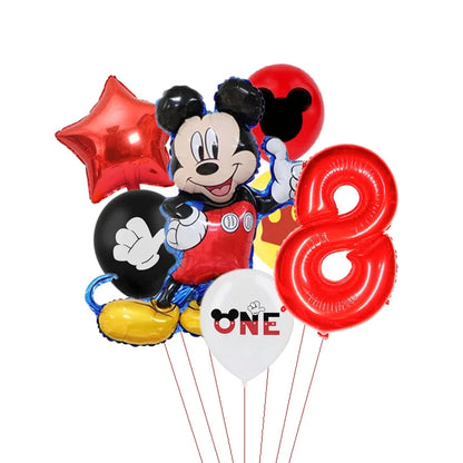 Mickey Mouse Balloon  set 7 Pcs