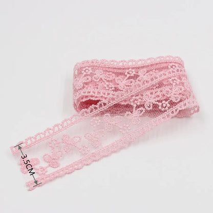 Embroidery lace ribbon 2Yard/Lot 35mm