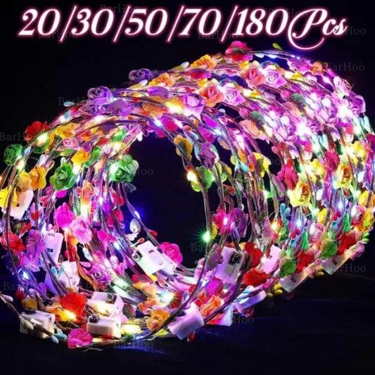 LED Flower headband