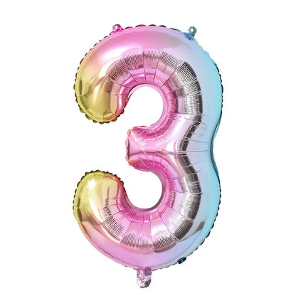 Rainbow Unicorn Balloon 32 inch 1Set