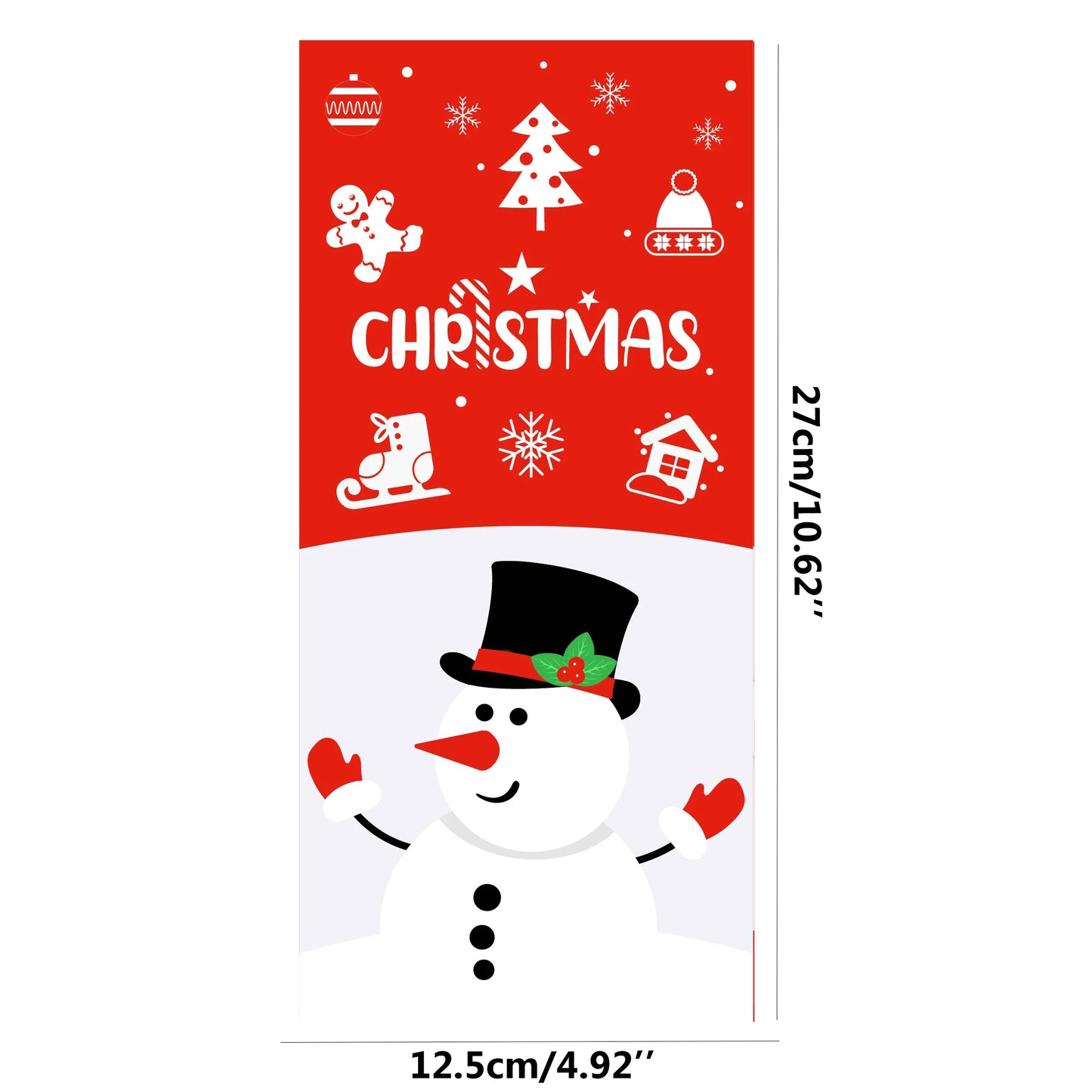 50pcs Christmas Candy Bags