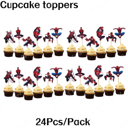 Spiderman theme decorations