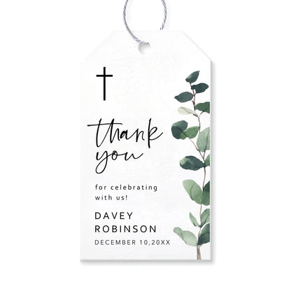 Custom name tag Baptism or Confirmation 50pcs