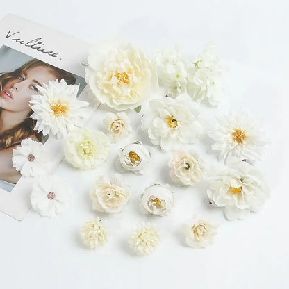 Rose set Peony for bouquets and decorations