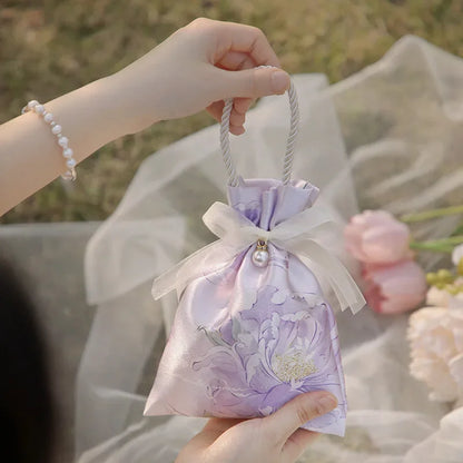 Flower Drawstring Gift for Candy 1Pc
