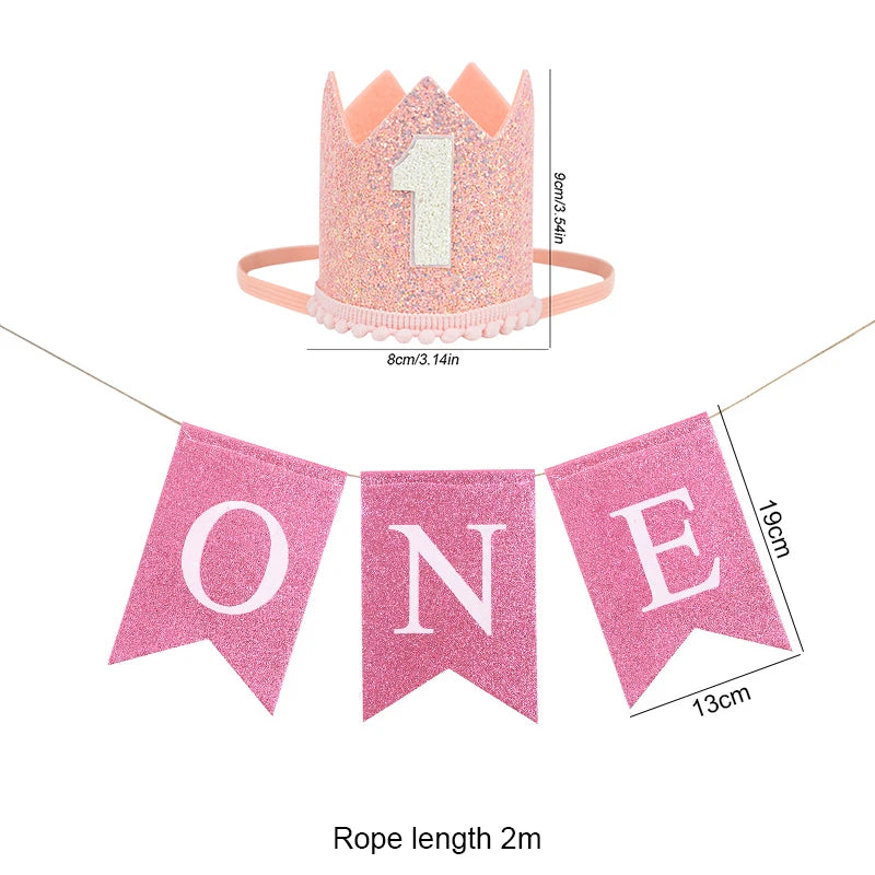 One Year Pink crown 1st