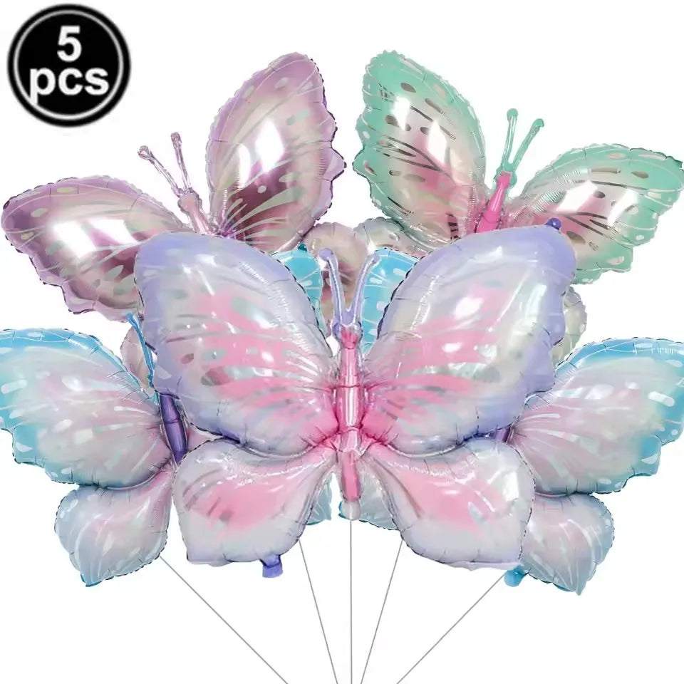 Colorful Butterfly balloons 5pcs